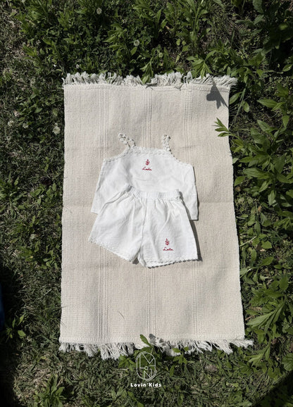[PRE-ORDER] Blanc Embroidery Shorts