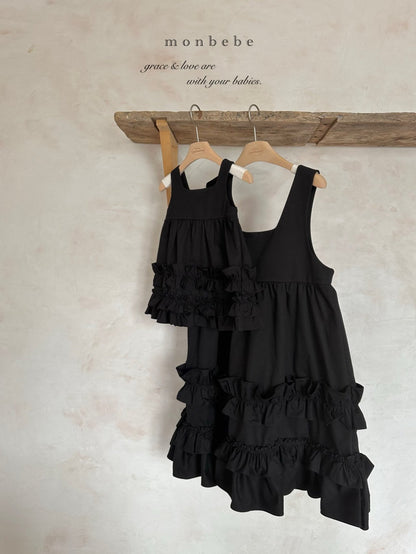 [PRE-ORDER] Mono Frill Dress (Mom Couple)