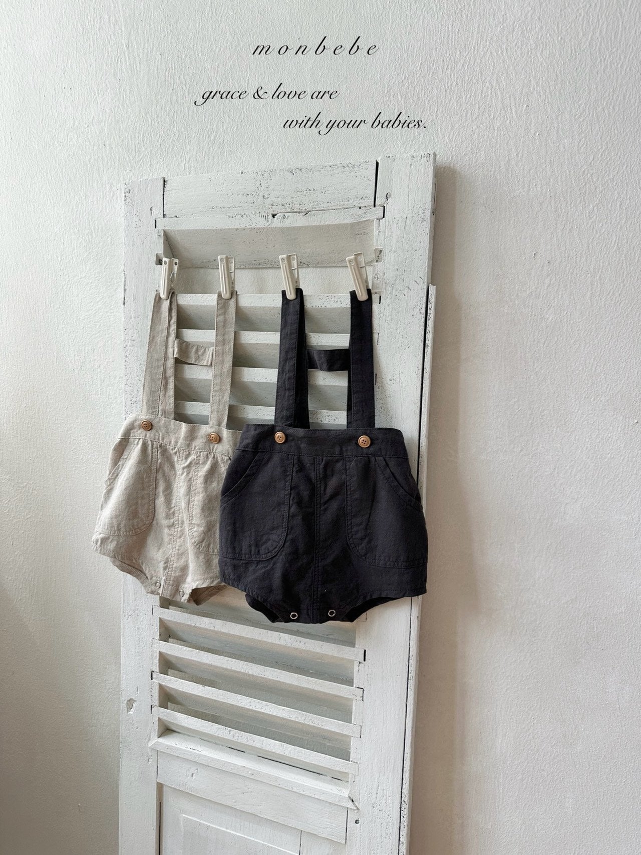 [PRE-ORDER] Linen Suspender Shorts