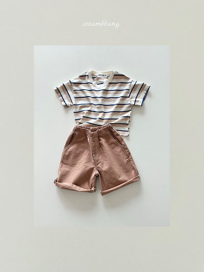 [PRE-ORDER] Stitch Color Block Cotton Pants
