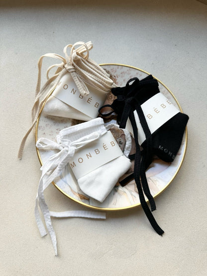Ballerina Socks [Ivory, Black/L(4-5yr)]