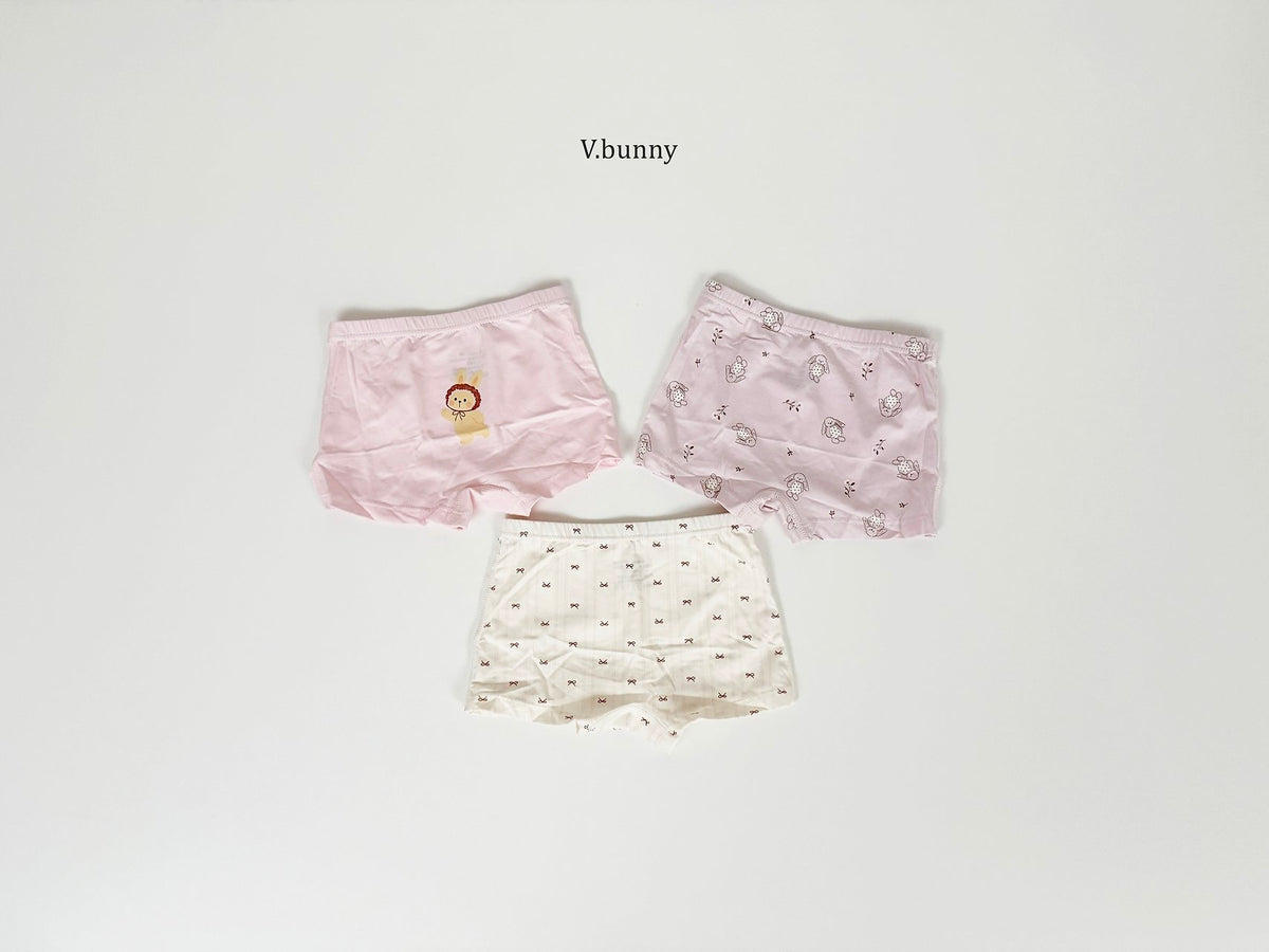 [PRE-ORDER] Rabbit Ribbon Girls' Underwear Set