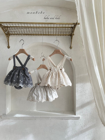[PRE-ORDER] Embroidery Suspender Bloomer