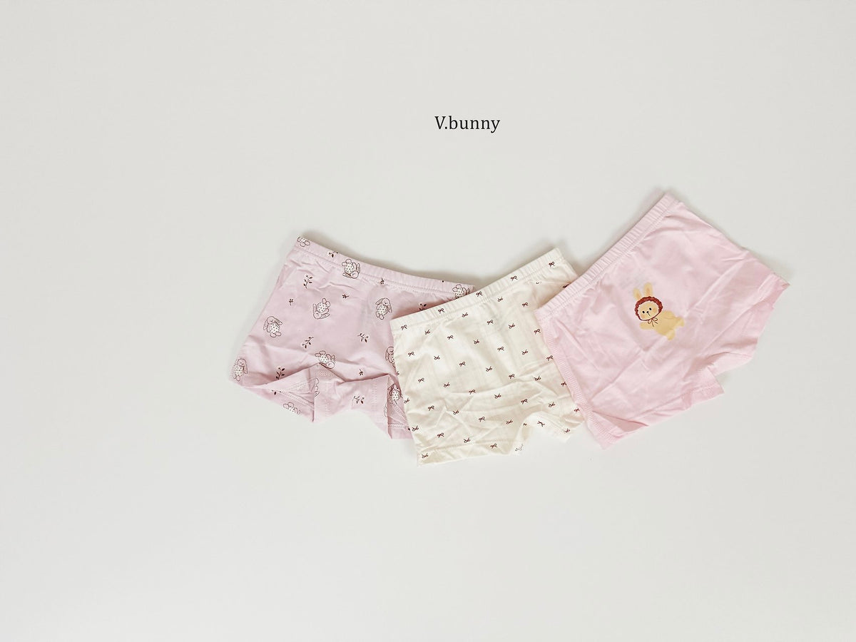 [PRE-ORDER] Rabbit Ribbon Girls' Underwear Set