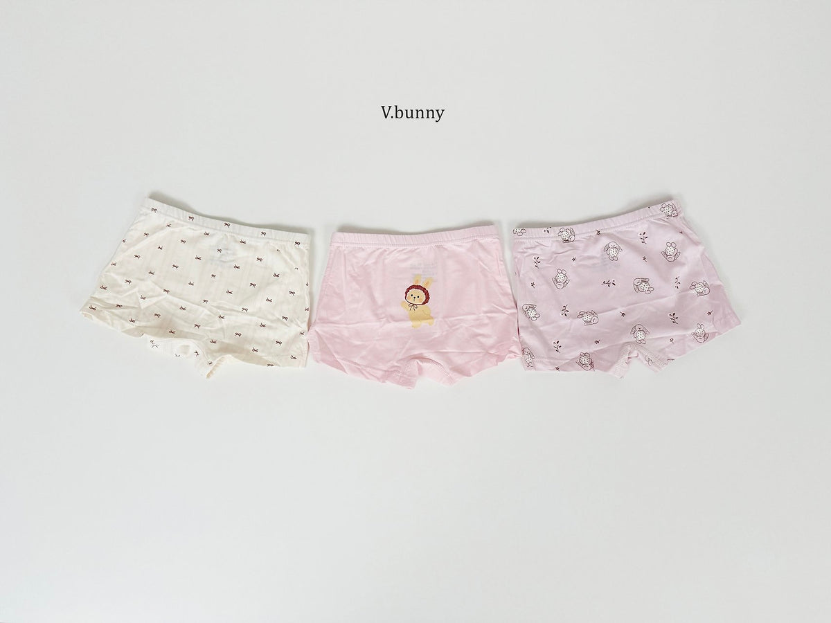 [PRE-ORDER] Rabbit Ribbon Girls' Underwear Set