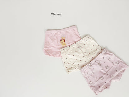 [PRE-ORDER] Rabbit Ribbon Girls' Underwear Set