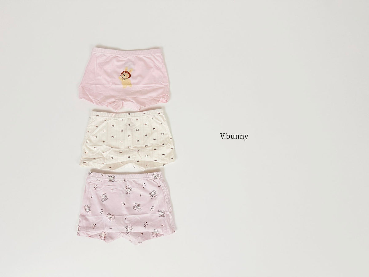 [PRE-ORDER] Rabbit Ribbon Girls' Underwear Set