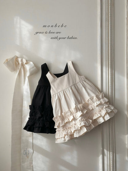 [PRE-ORDER] Mono Frill Dress (Mom Couple)