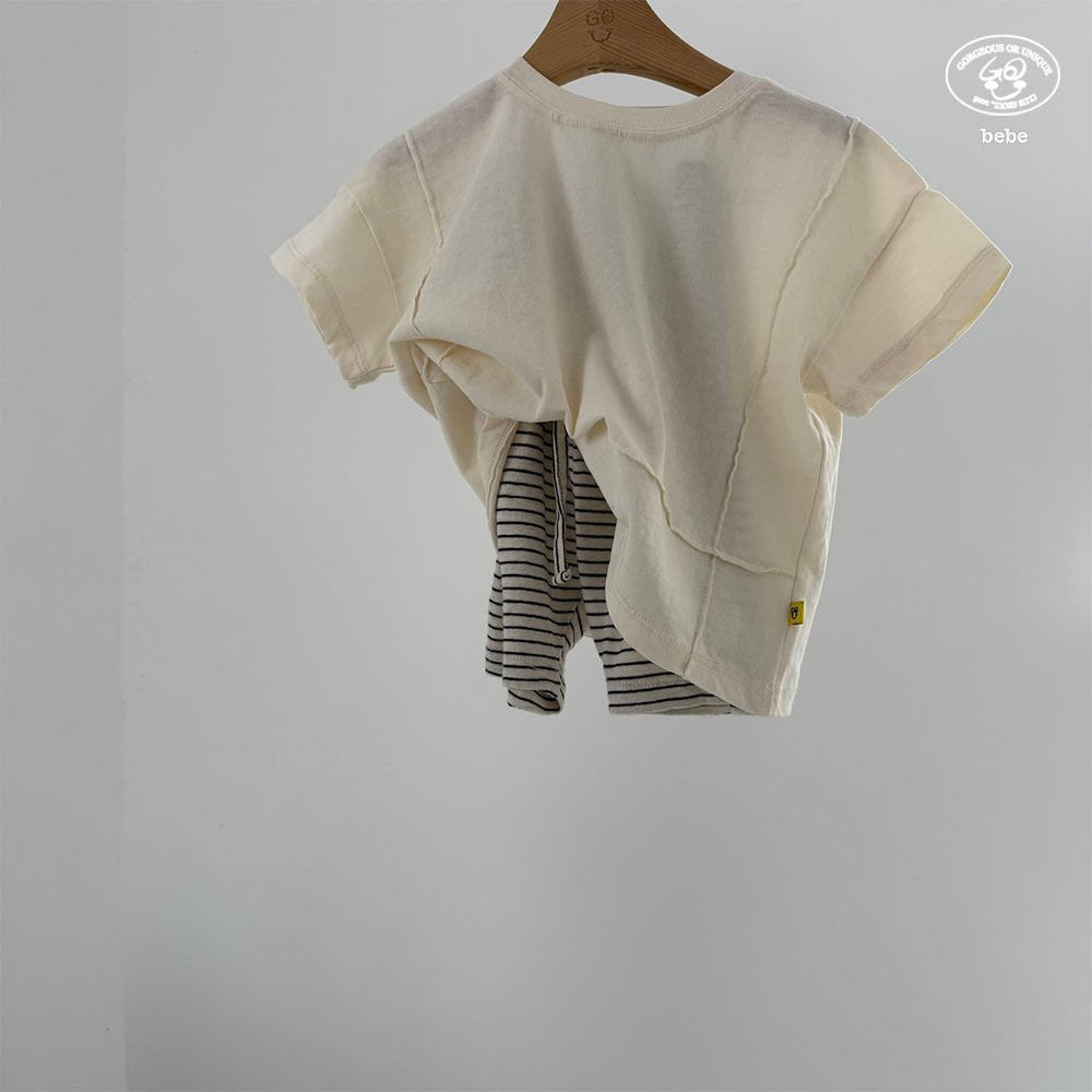 [PRE-ORDER] Pin-Tuck Half Baby T-Shirts