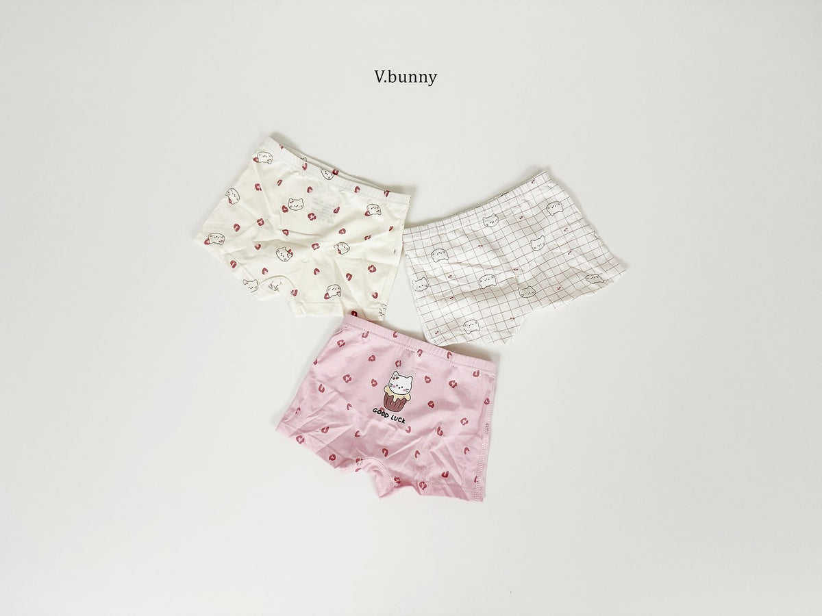[PRE-ORDER] Cat Muffin Girls' Underwear Set