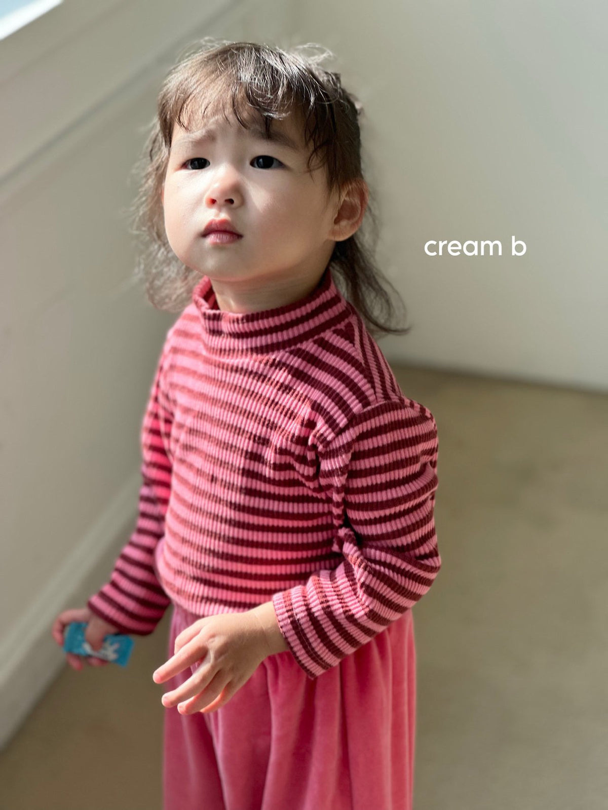 [PRE-ORDER] Stripe Ribbed Turtleneck T-Shirts