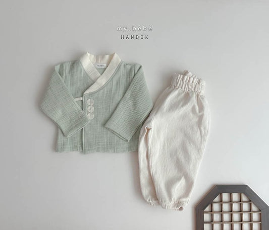 [Limited Time Order] Boy Hanbok Top Bottom Set