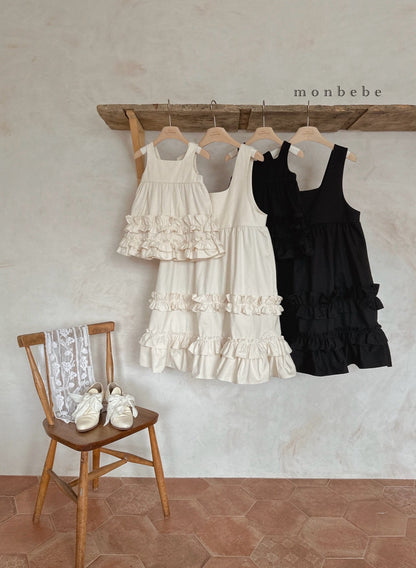 [PRE-ORDER] Mono Frill Dress (Mom Couple)