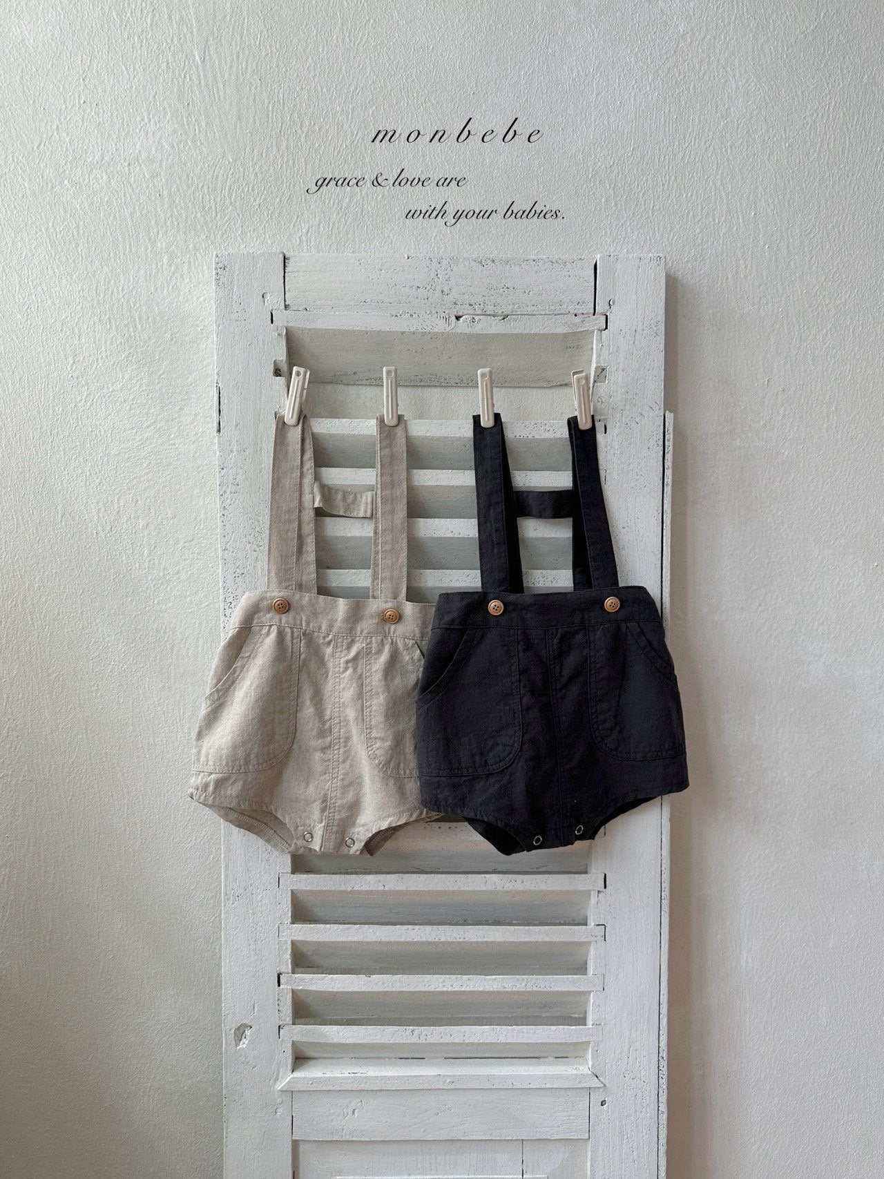 [PRE-ORDER] Linen Suspender Shorts