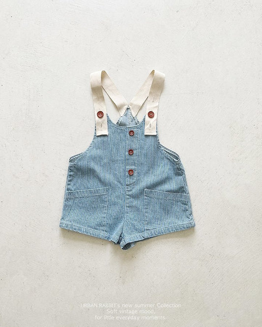 [PRE-ORDER] Denim Short Overalls