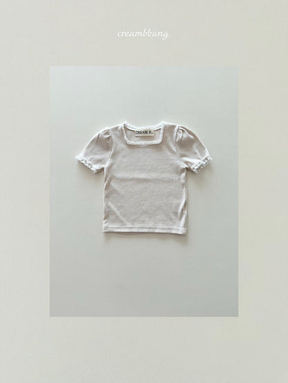 [PRE-ORDER] Lace Ribbed T-Shirts