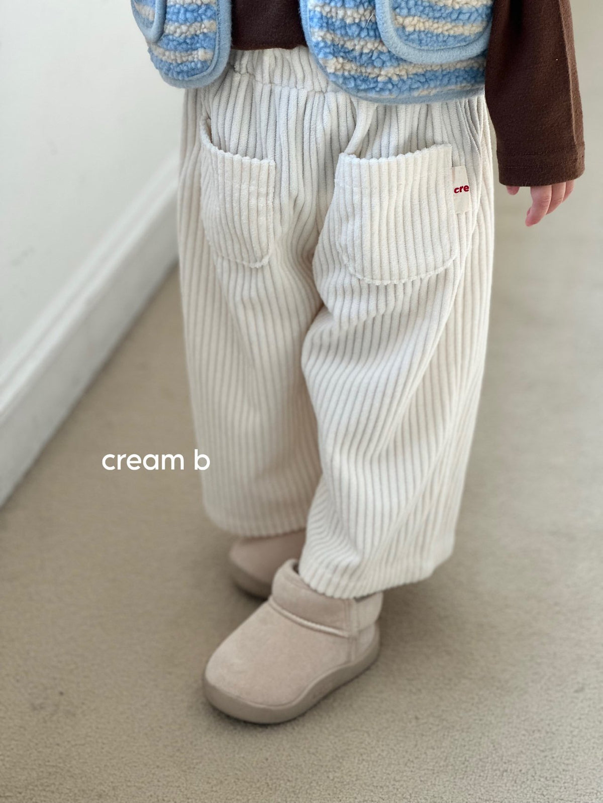 [PRE-ORDER] Corduroy Pocket Wide Pants