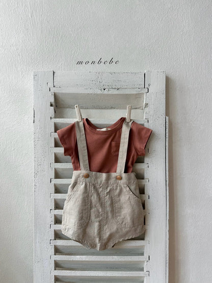 [PRE-ORDER] Linen Suspender Shorts