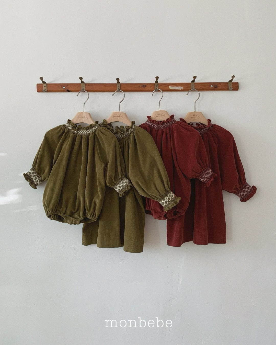 [PRE-ORDER] Corduroy Smocking Body Suit
