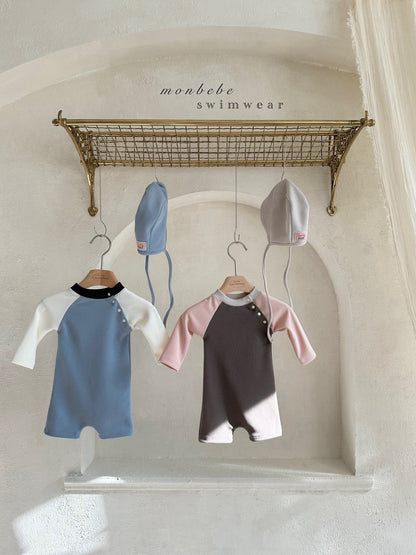 [PRE-ORDER] Multi Boom Swim Suit + Bonnet Set