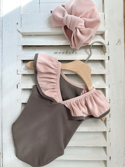[PRE-ORDER] Multi Boom Frill Swim Suit (Mom Couple)