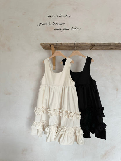 [PRE-ORDER] Mono Frill Dress (Mom Couple)