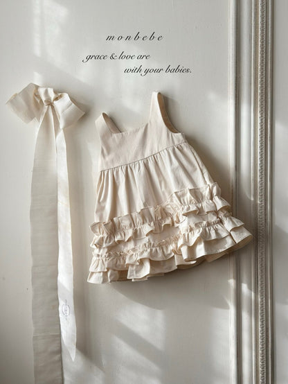[PRE-ORDER] Mono Frill Dress (Mom Couple)