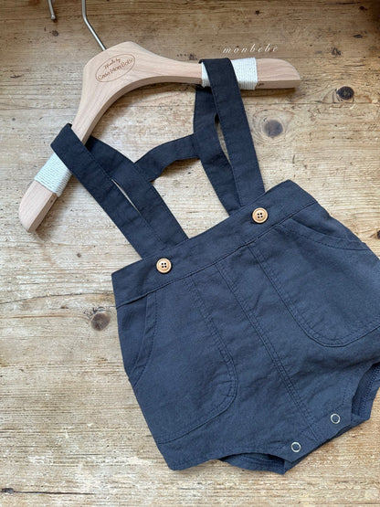 [PRE-ORDER] Linen Suspender Shorts