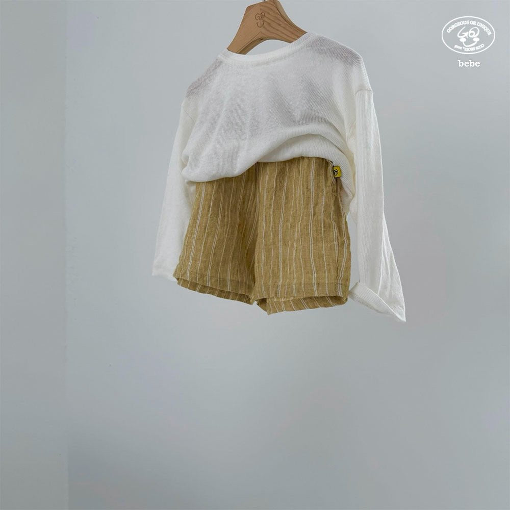 [PRE-ORDER] Linen Back Baby Shorts