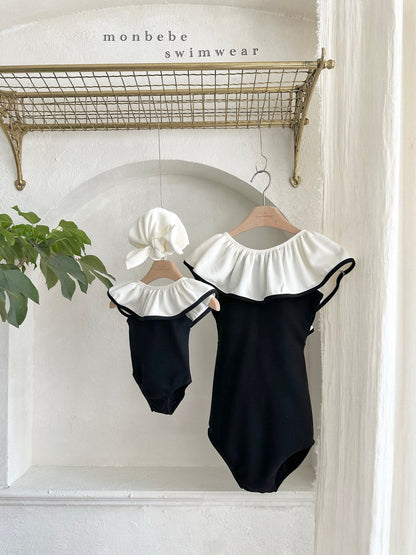 [PRE-ORDER] Multi Boom Frill Swim Suit (Mom Couple)