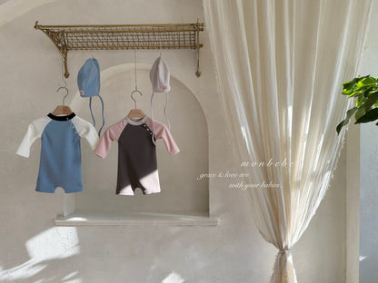 [PRE-ORDER] Multi Boom Swim Suit + Bonnet Set
