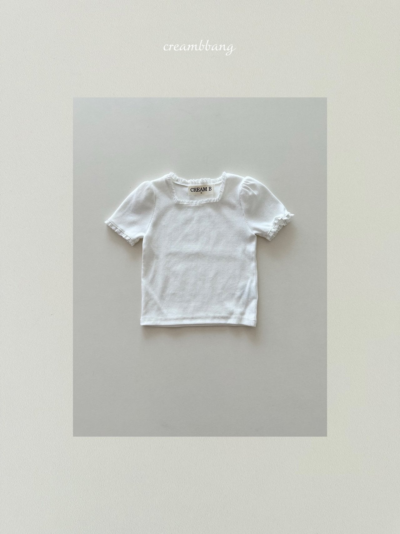 [PRE-ORDER] Lace Ribbed T-Shirts