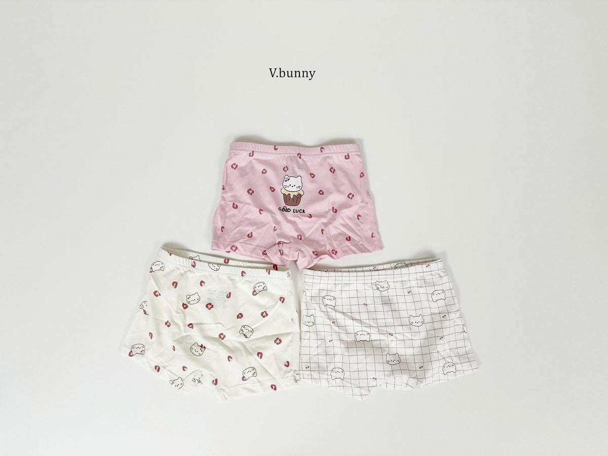 [PRE-ORDER] Cat Muffin Girls' Underwear Set