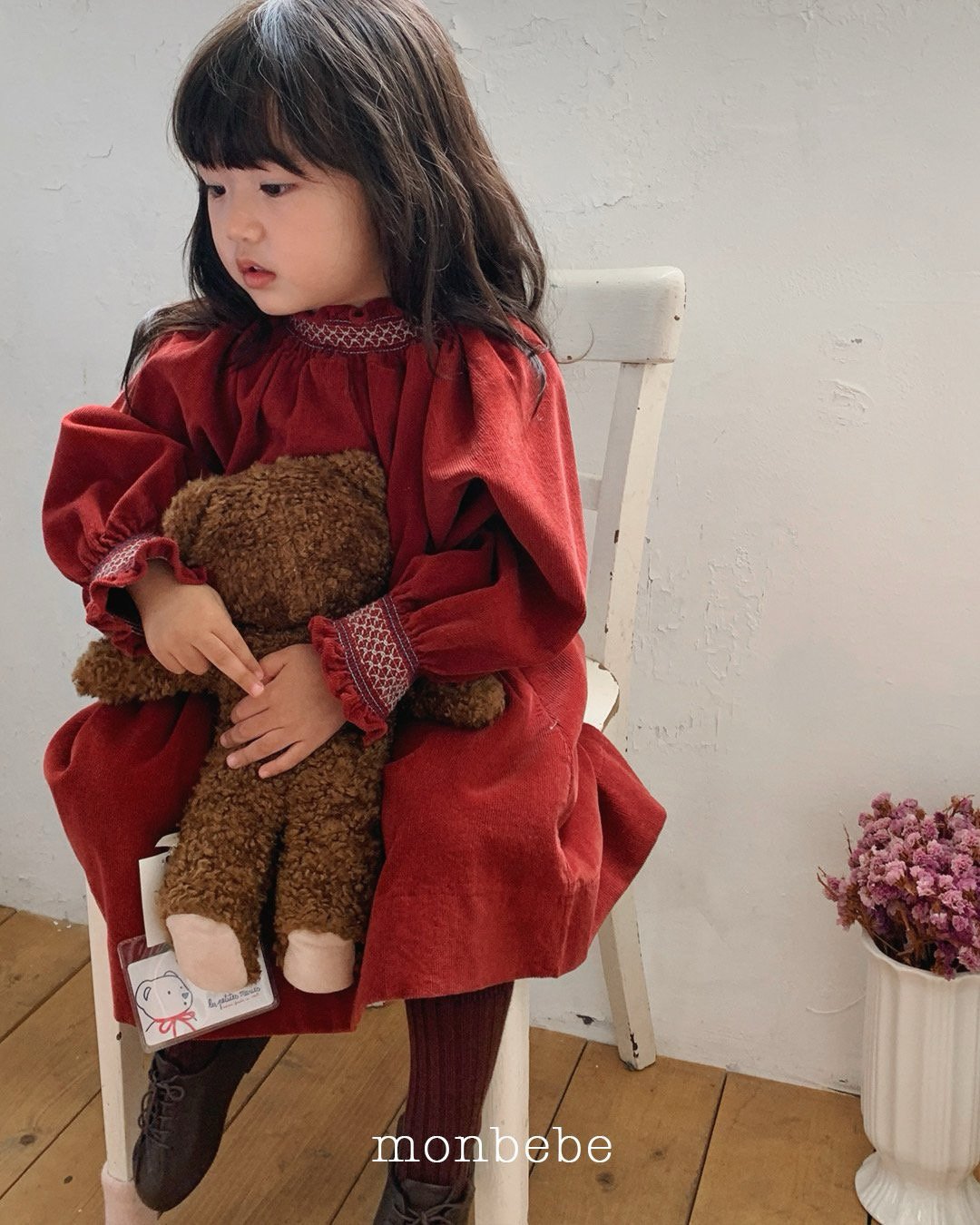 [PRE-ORDER] Corduroy Smocking Dress
