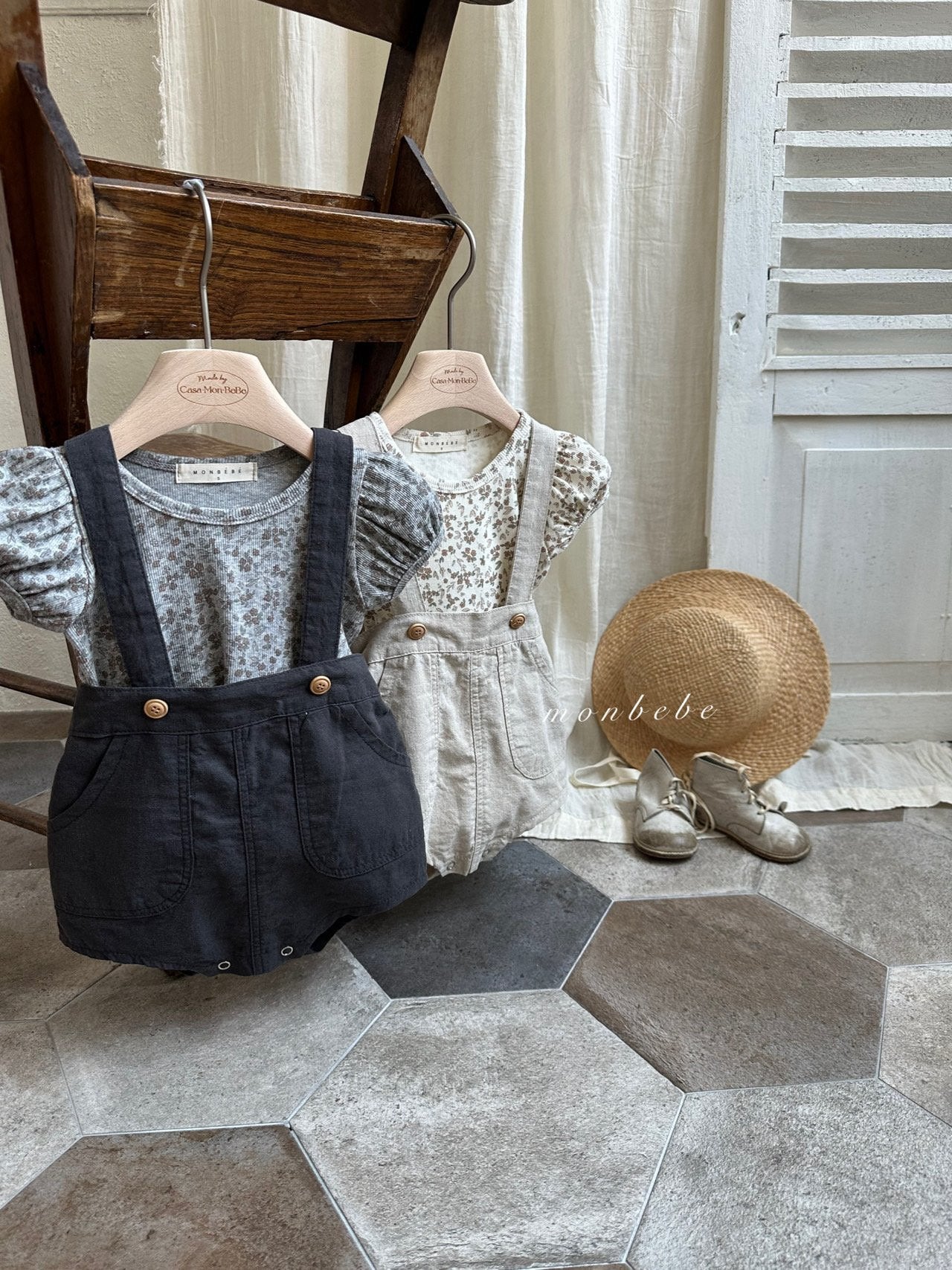 [PRE-ORDER] Linen Suspender Shorts
