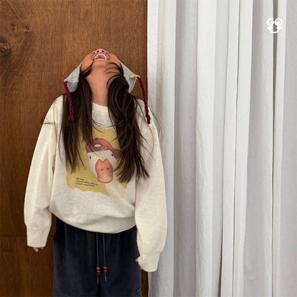 [PRE-ORDER] Hook Sweater Top (Mom Couple)