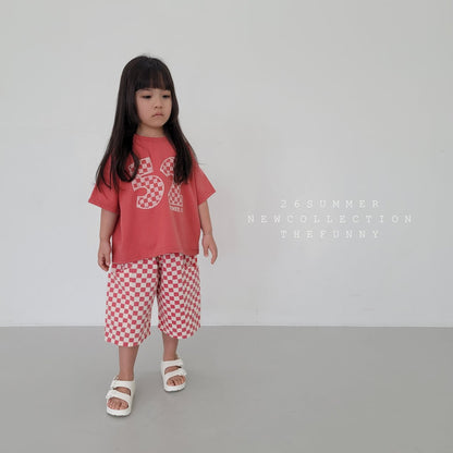 Number T-Shirts [Red/XS(1-2yr), S(2-3yr)]