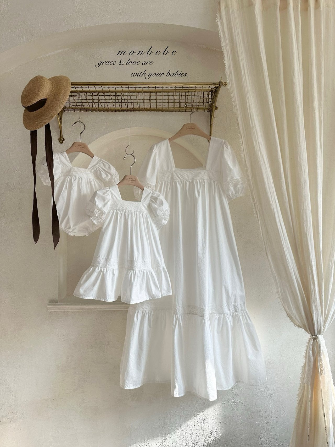 [PRE-ORDER] Rose Square Neck Dress (Mom Couple)