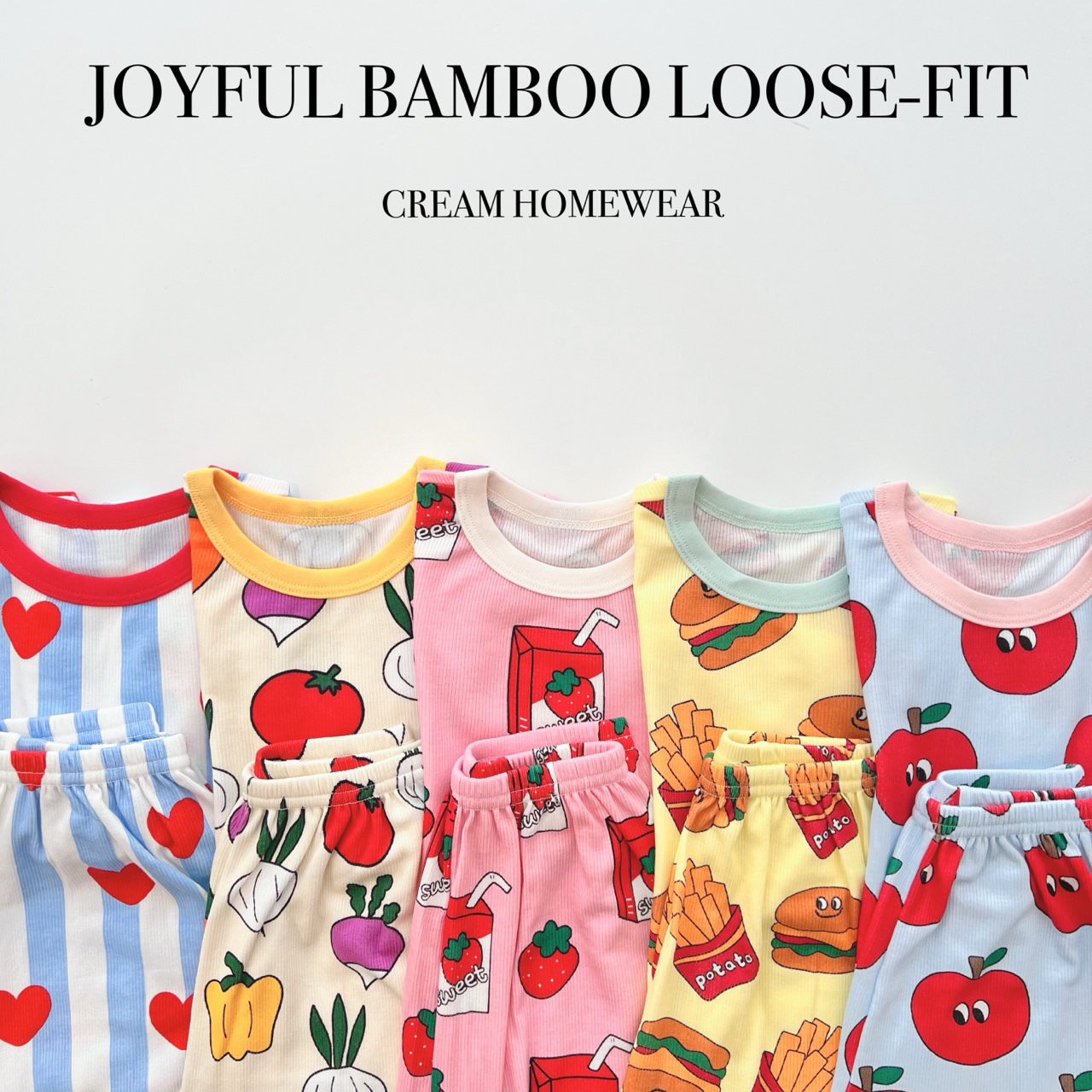 Joyful Bamboo Loose-Fit Home Wear Set