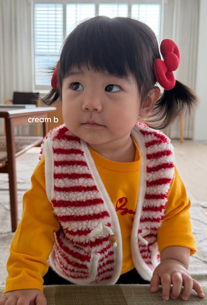 [PRE-ORDER] Stripe Sherpa Vest