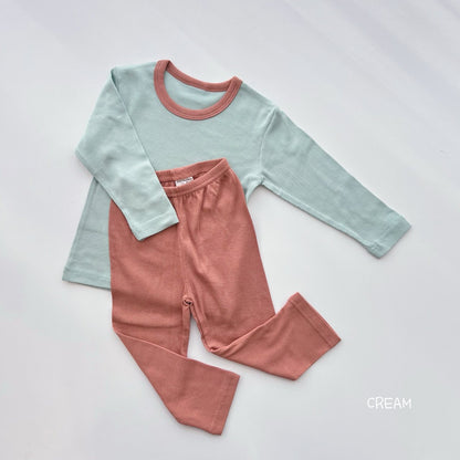 Bamboo Color Block Home Wear Set