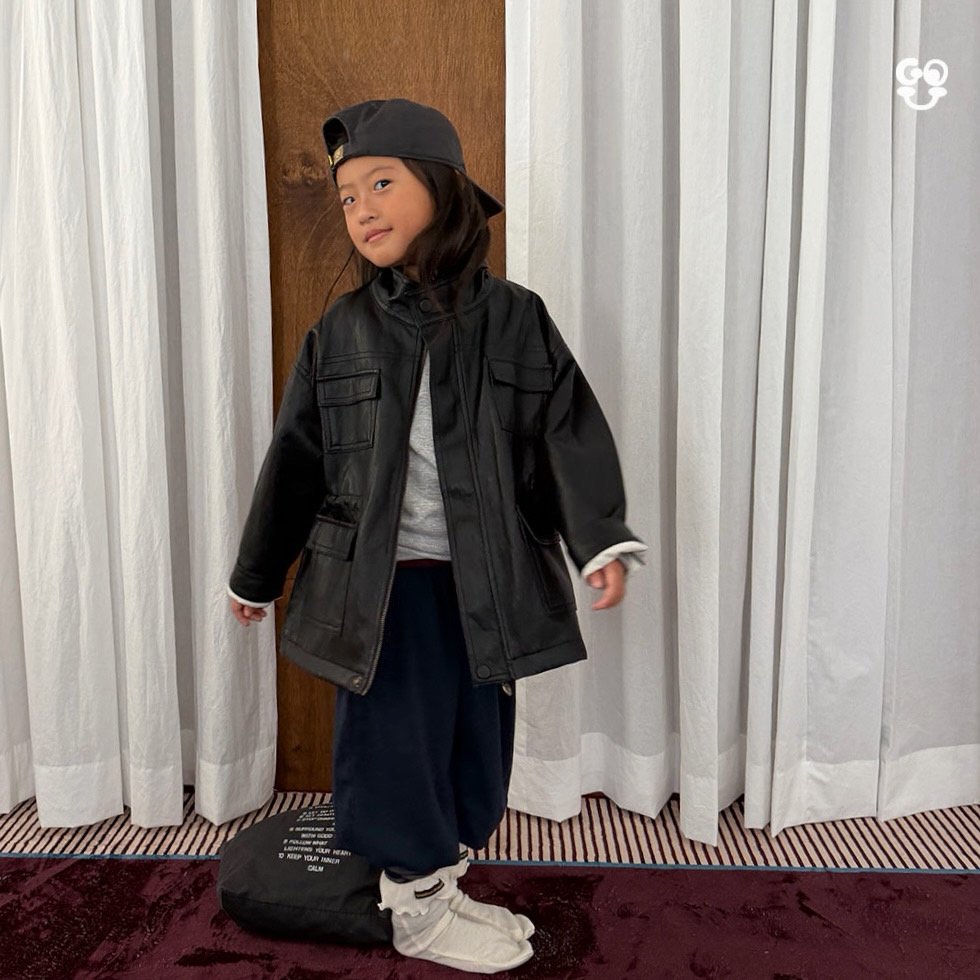 [PRE-ORDER] Comfy Faux Leather Jacket (Mom Couple)