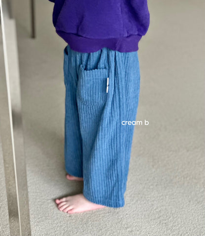 [PRE-ORDER] Corduroy Pocket Wide Pants