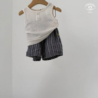 [PRE-ORDER] Linen Back Baby Shorts