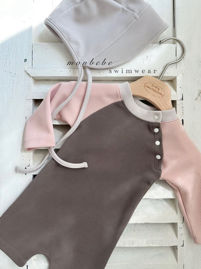 [PRE-ORDER] Multi Boom Swim Suit + Bonnet Set