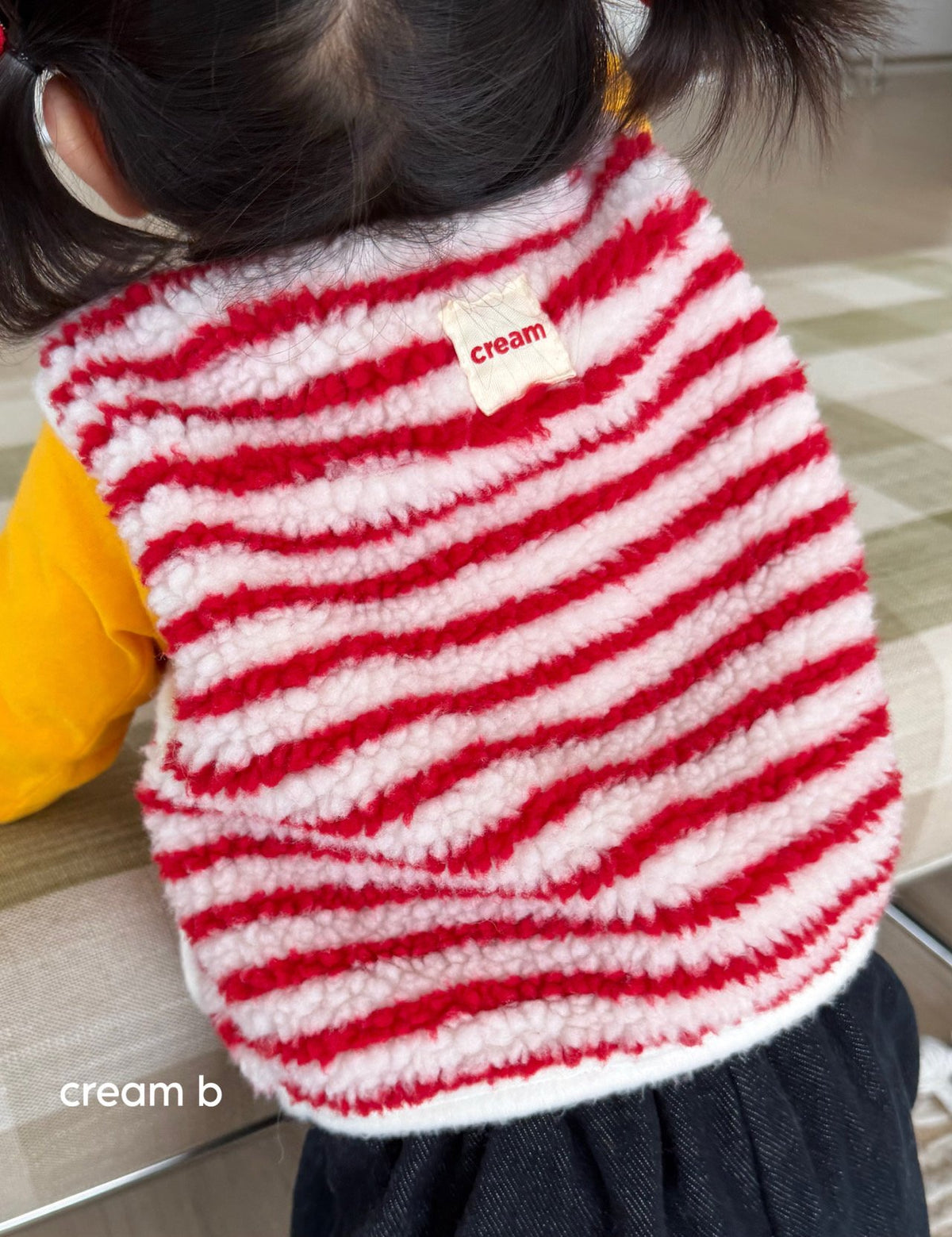 [PRE-ORDER] Stripe Sherpa Vest