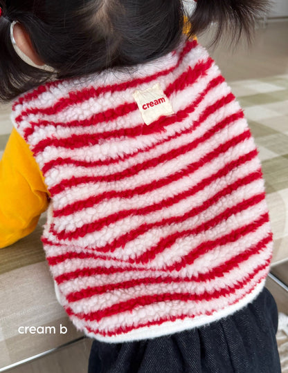 [PRE-ORDER] Stripe Sherpa Vest