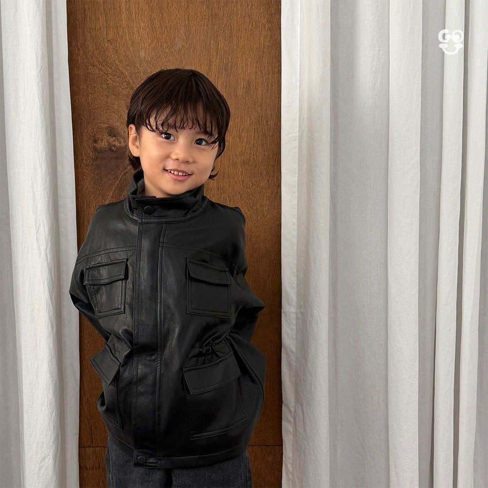 [PRE-ORDER] Comfy Faux Leather Jacket (Mom Couple)