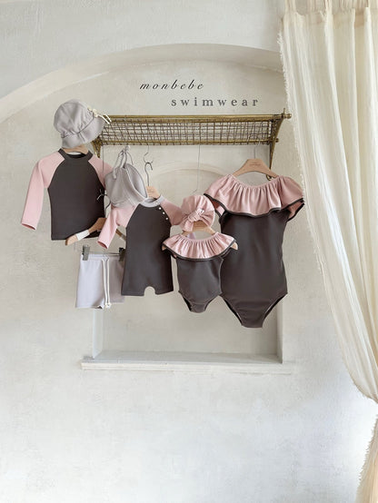 [PRE-ORDER] Multi Boom Swim Suit + Bonnet Set