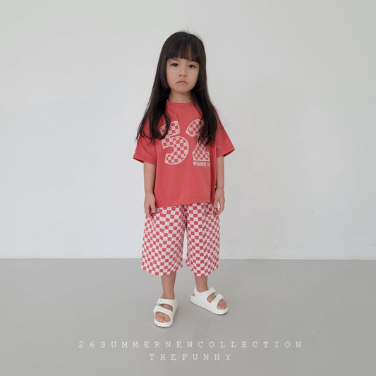 Number T-Shirts [Red/XS(1-2yr), S(2-3yr)]